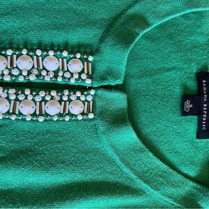 Banana republic embellished sweater.